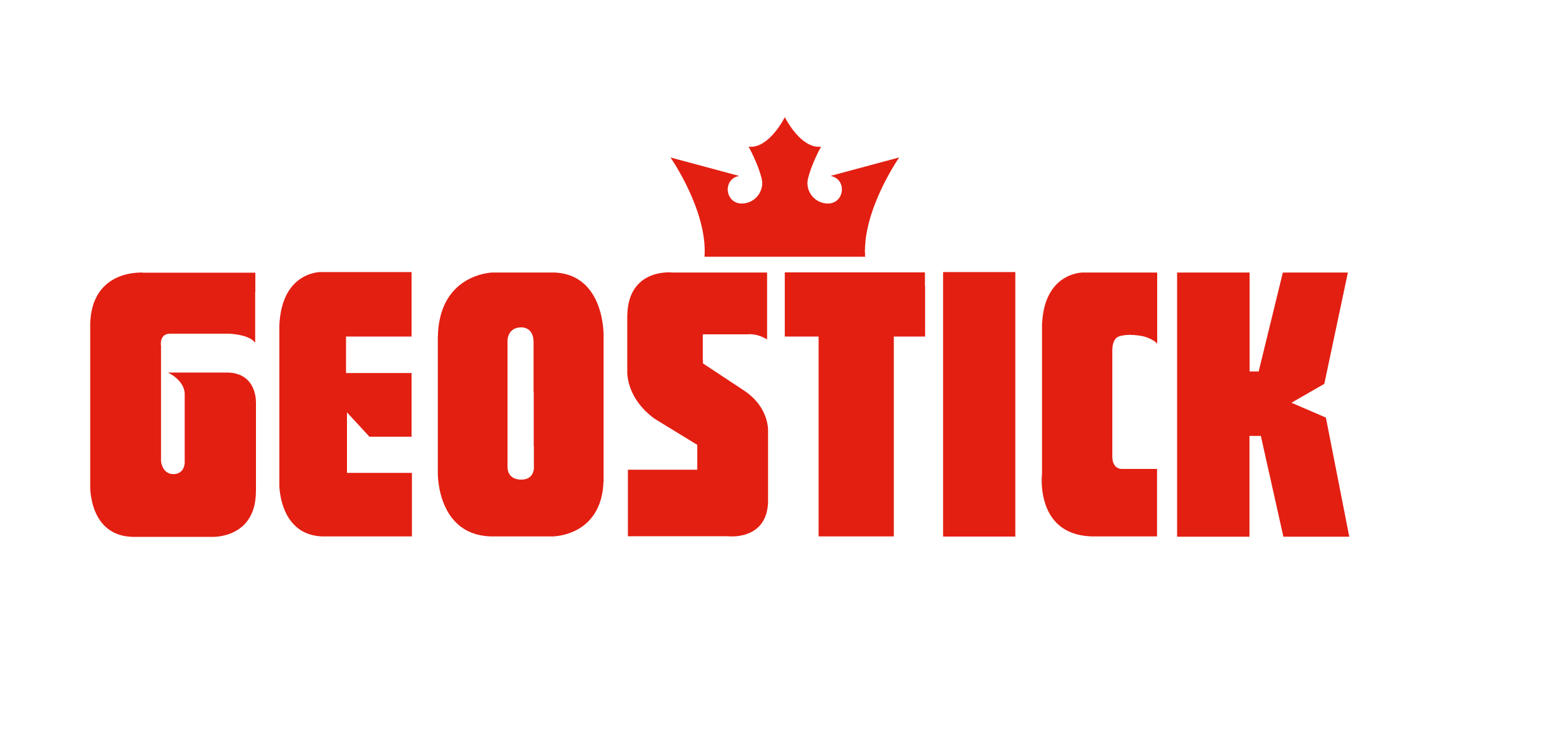 Geostick logo met kroon