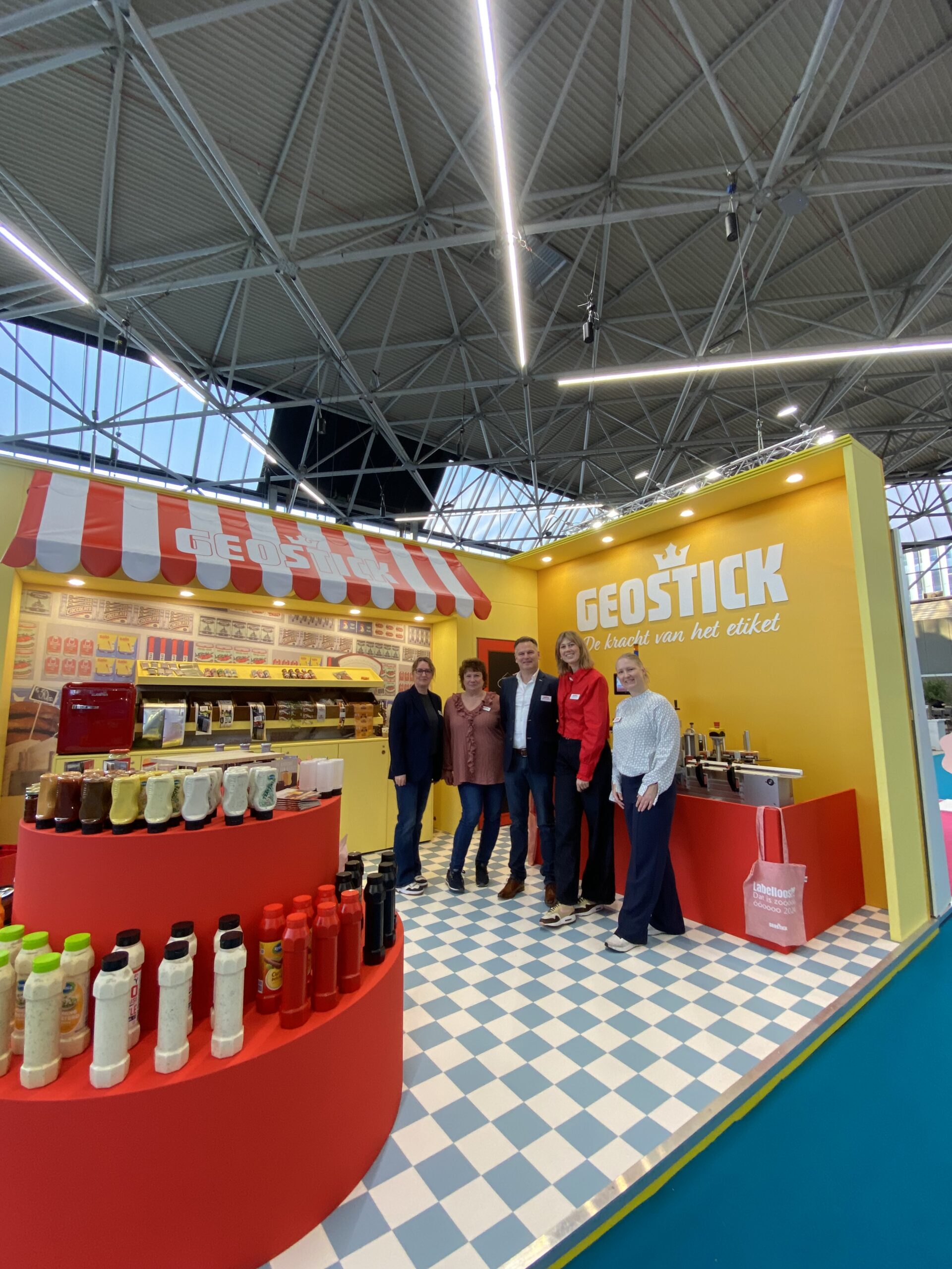 Groepsfoto Geostick-team op Horecava 2025